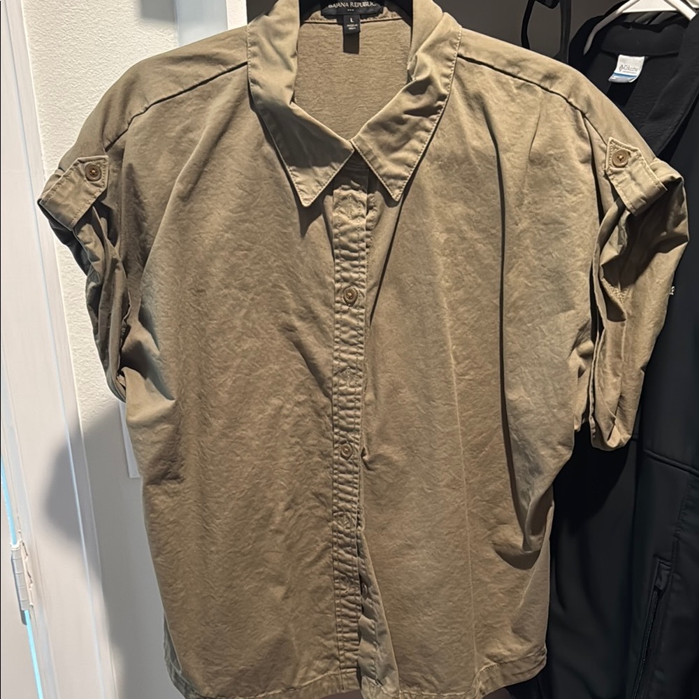 Express women’s button up utility top